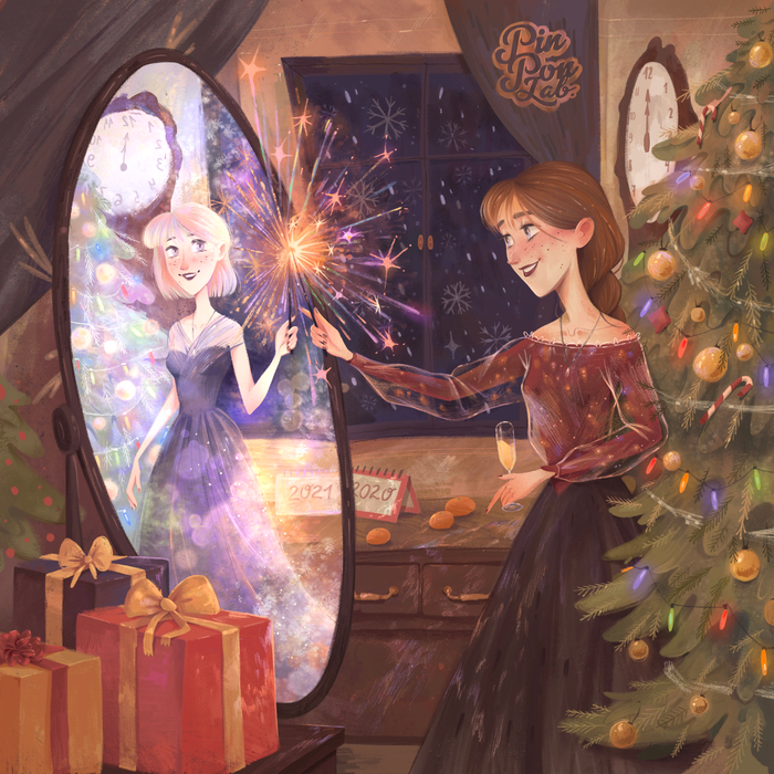 Новогодняя открытка