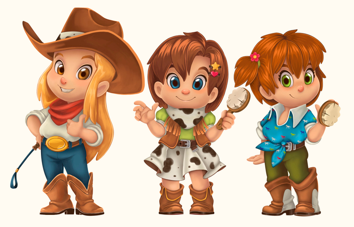 Персонажи для казуальной игры