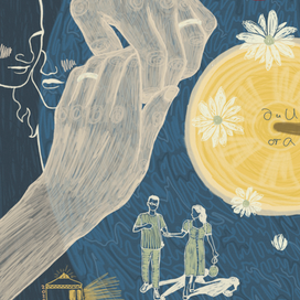 свадебный коллаж