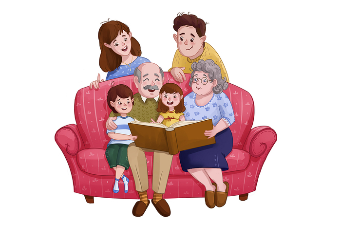 Смотрят фотоальбом