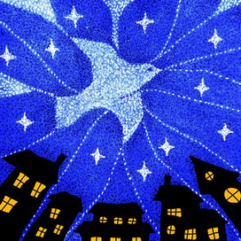 Ночная белая птица