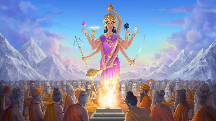 Явление богини Падмавати