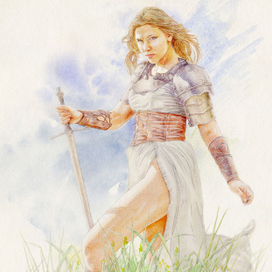 "Кроткая Эбби" (рисунок на задник обложки)