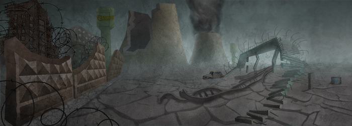 фон для мультфильма "зомбисити"