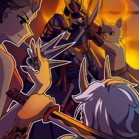 Иллюстрация к D&D игре №2 - "Óни"