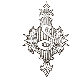 Эскиз тату змея