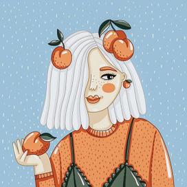 Girl Peach