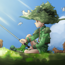 Фан-арт по кадру из аниме.