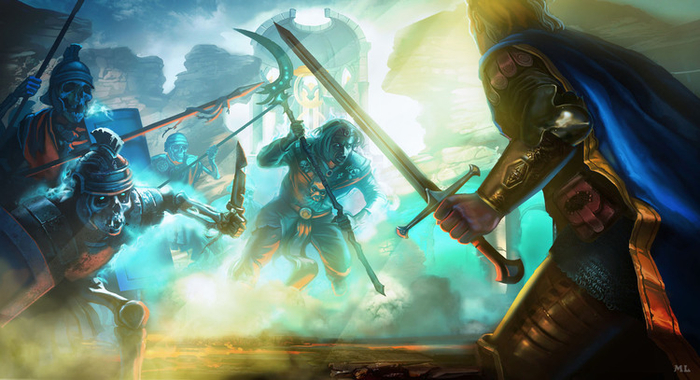 Бой с нечистью.  