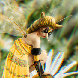 A bee girl