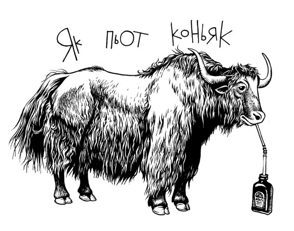 Sarlyk drinks brandy