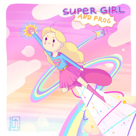 Девочка-супергерой! (и её жабка)