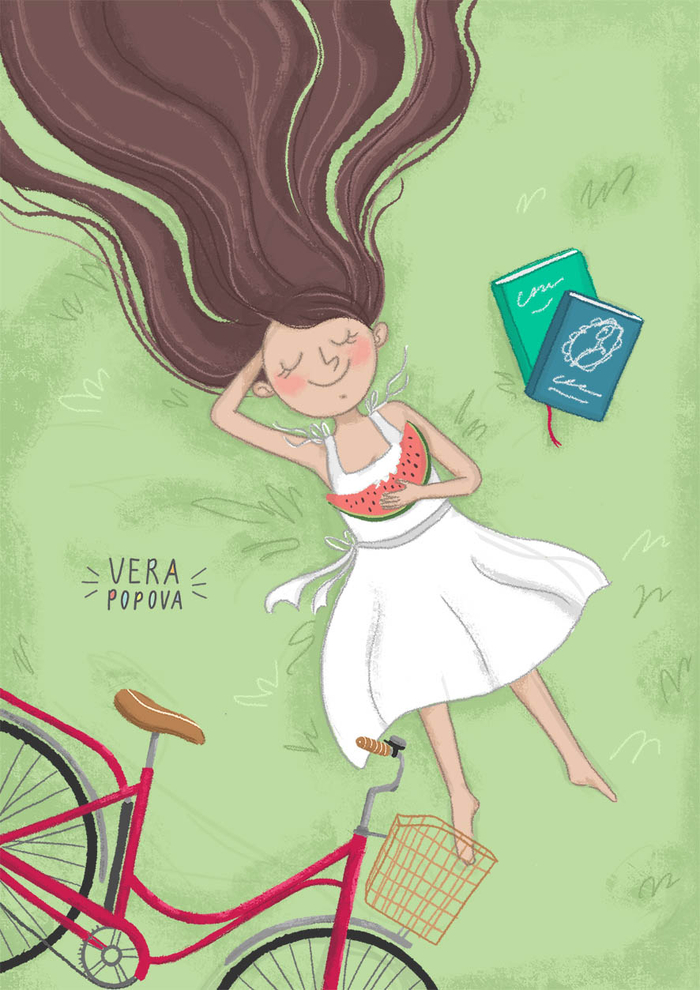 Летняя иллюстрация