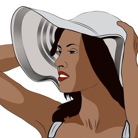 Женщина в шляпе