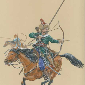 Башкирский воин 1812-1814г.