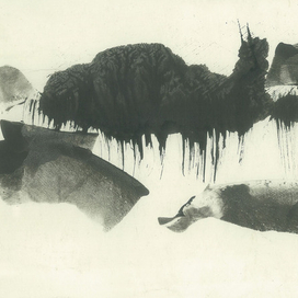 на пригорке