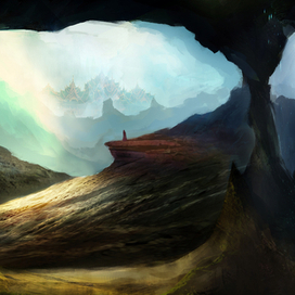 Unexplored cave