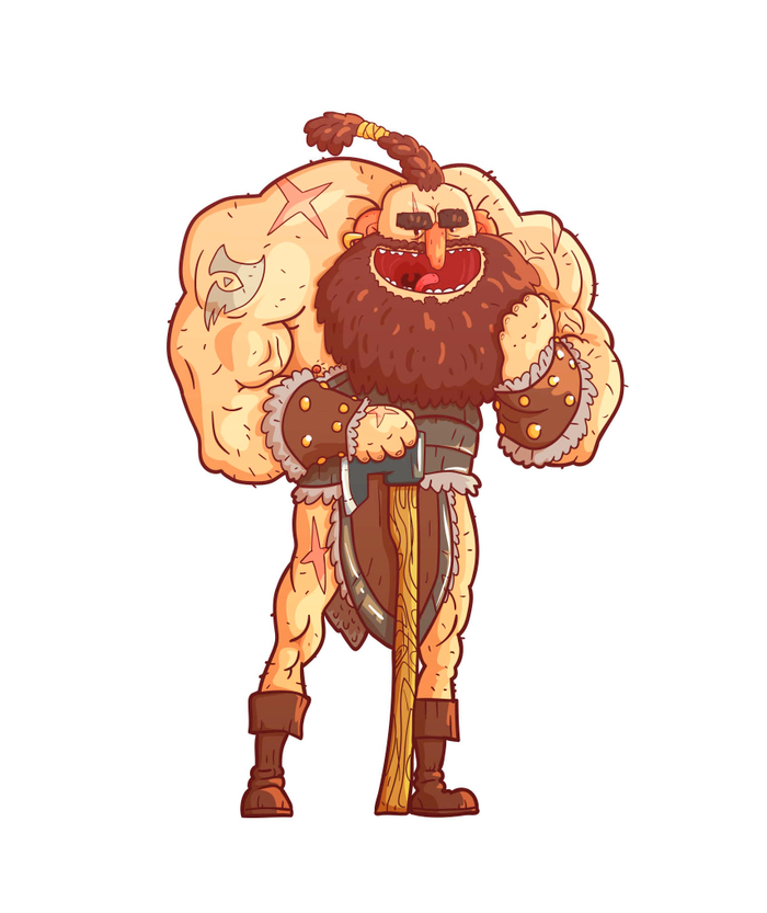 воин с топором