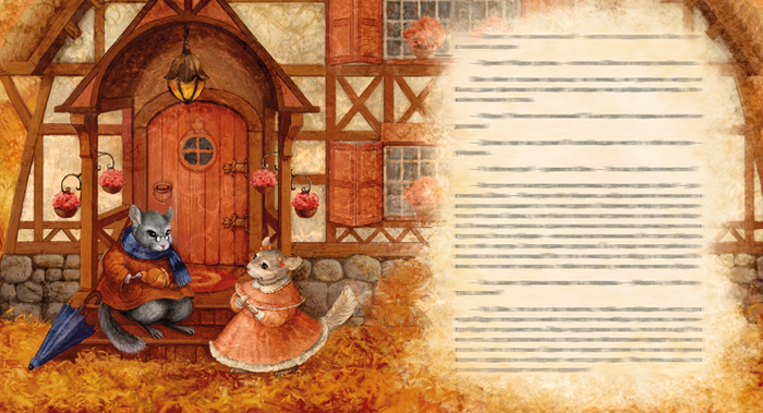 Сказочки про шиншилл. На крылечке