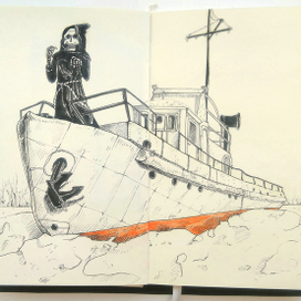 для скетчпроекта (путеводитель по музею смерти и крематорию)