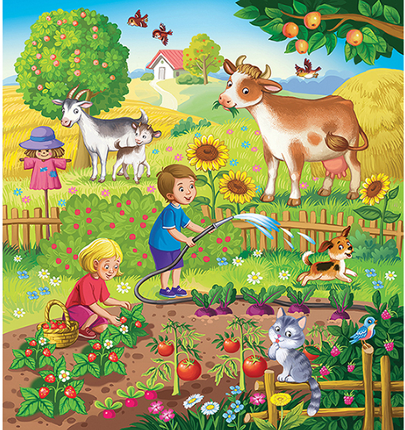 лето в деревне