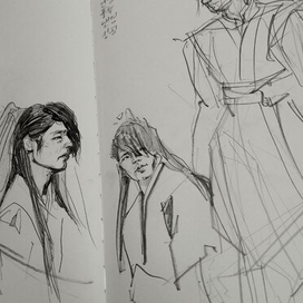 Скетч персонажа