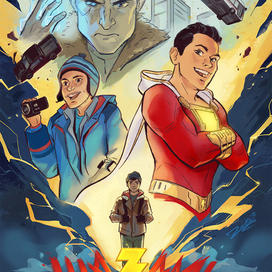 Шазам! Постер