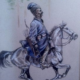 Казак. Нарва, 1704