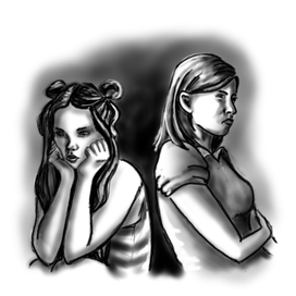 Иллюстрация к рассказу Ольги @olga_coach8 "Поговори со мною, мама!"