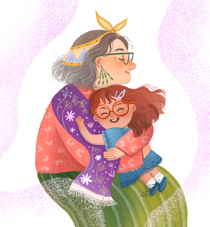 Бабушка и внучка