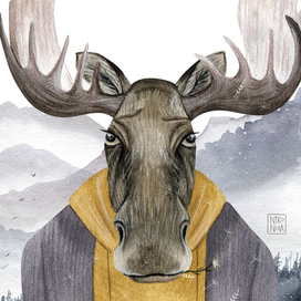 Лось. На краю земли.