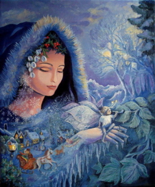 Копия картины Жозефины Уолл  "Призрак зимы"