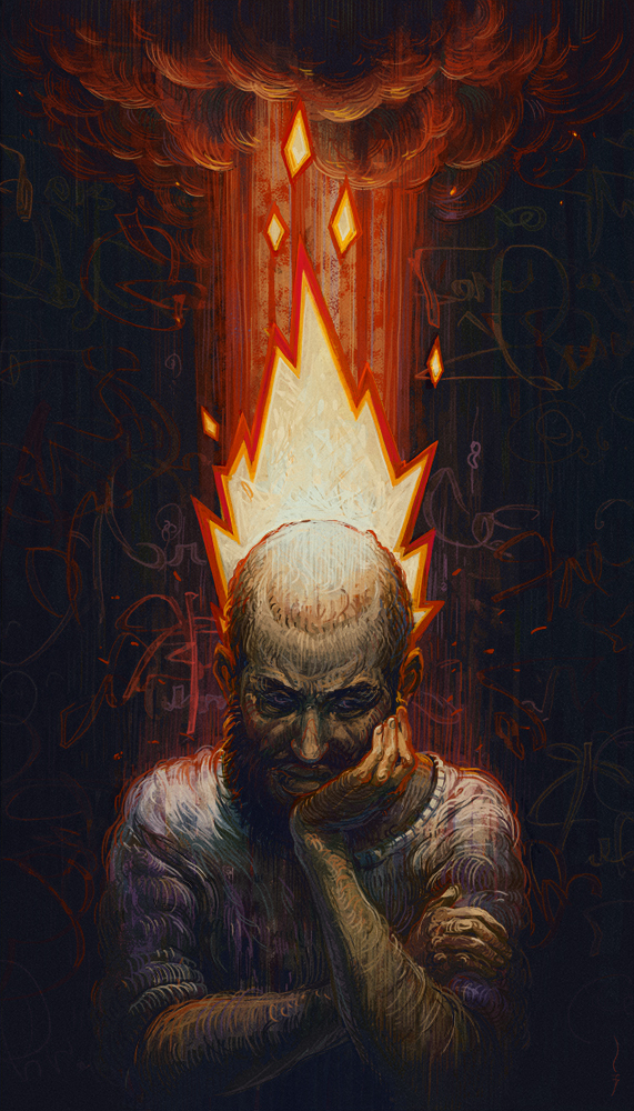 Полыхающая голова