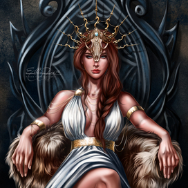 Иллюстрация на заказ "Богиня"