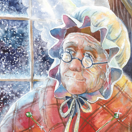 Иллюстрация к сказке "Снежная Королева" Г.Х.Андерсена