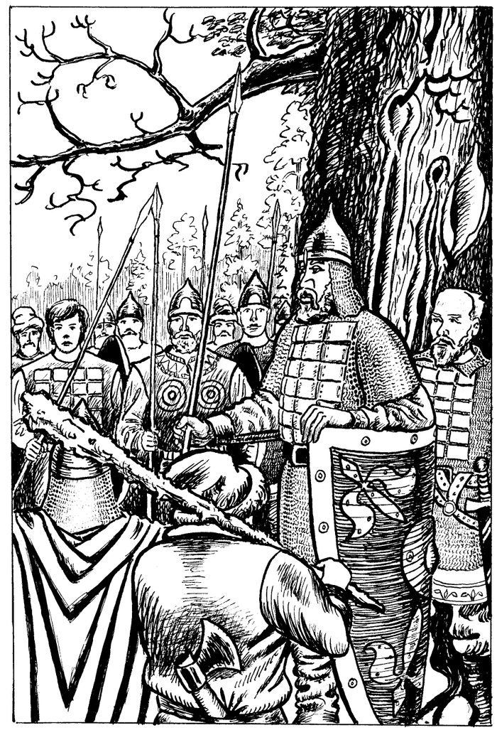 Иллюстрация к книге "Богатырская невеста".