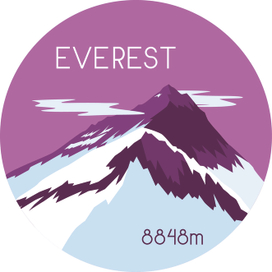 Наклейка проекта 7summits