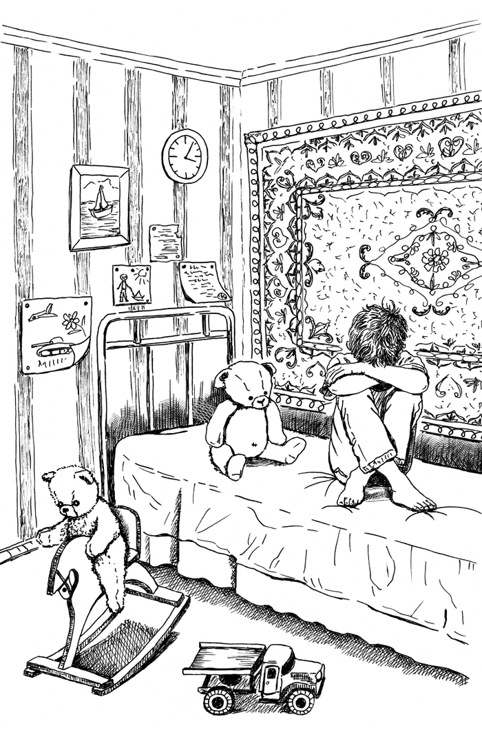 Иллюстрация к книге "Кошкин город. Бродячие истории"