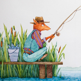 Как Братец Лис рыбу ловил