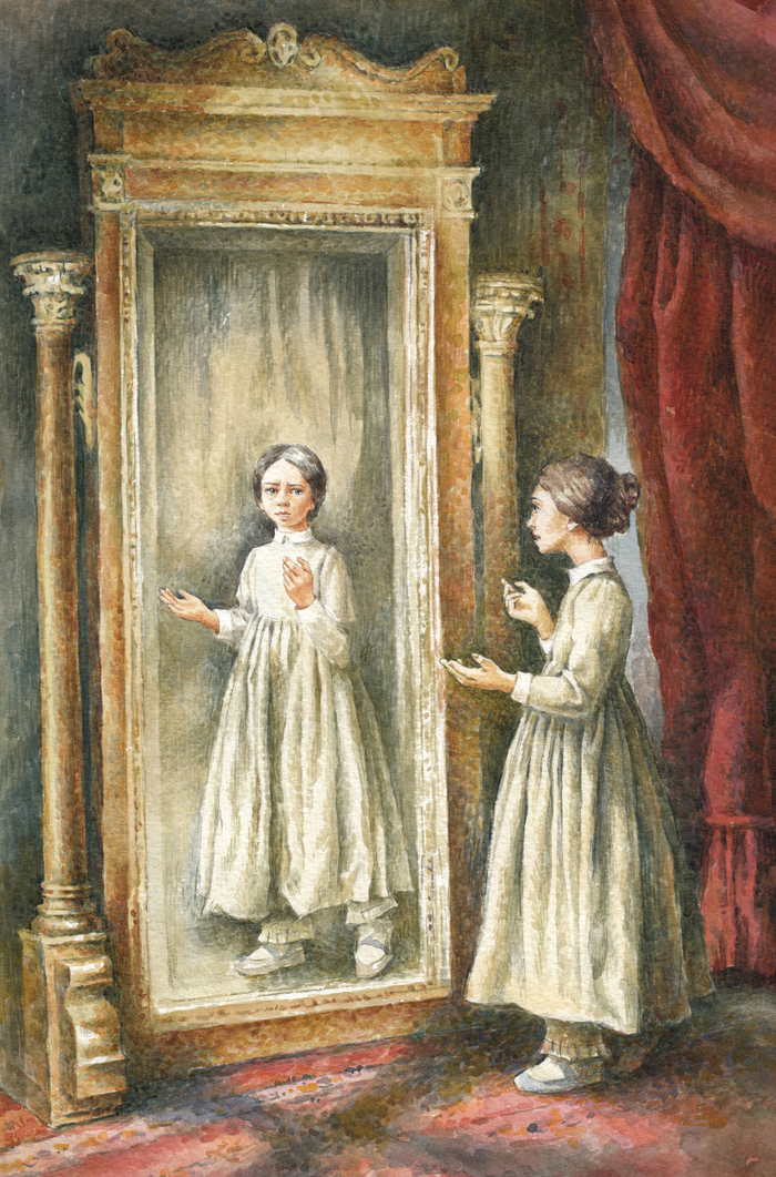 Джейн Эйр. Джейн в красной комнате.