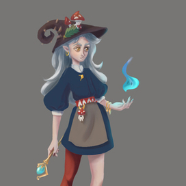 Ведьма из грибного леса