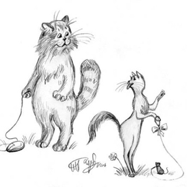 Жили-были Кот и Кошка. 2 