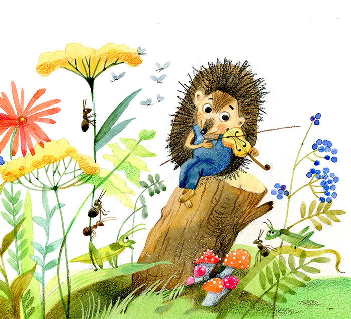 Ёжик, для августа!