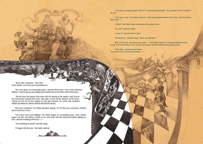 "Алиса в стране чудес". Глава 11 "Кто украл крендели?".