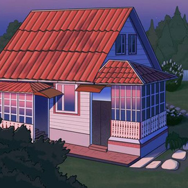 Вечер на даче