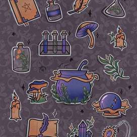 Магические стикеры 