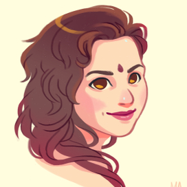 Девушка с тилаком