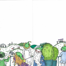 гномы наблюдают за рыцарским турниром