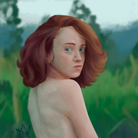 Нежная очень работа получилась