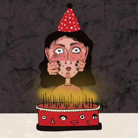 Girls and Happy birthday 